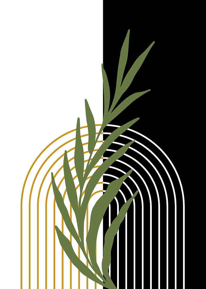 Minimalist Plant Art