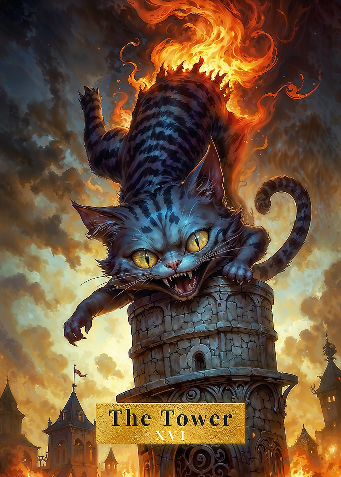 The Tower Tarot Card
