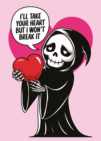 Grim Reaper Valentine's Day