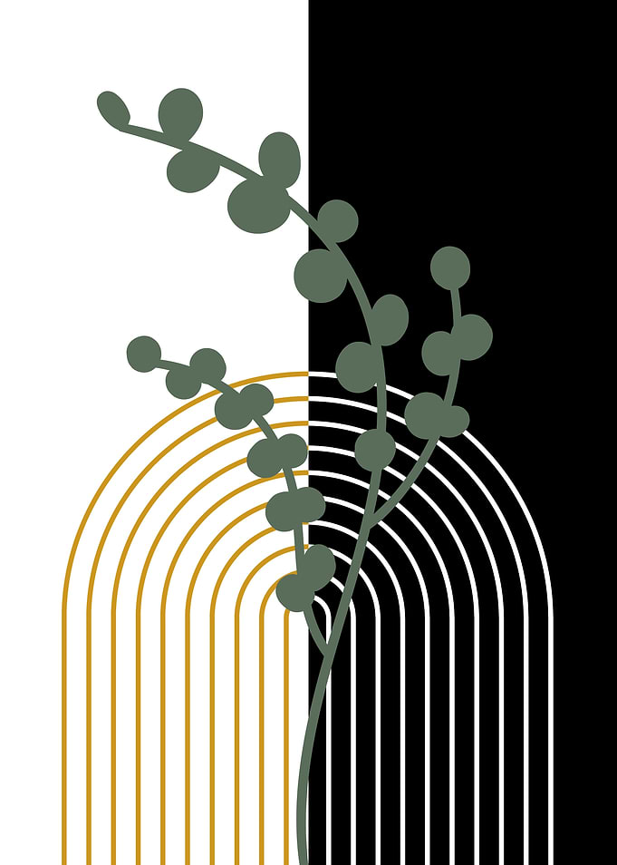 Abstract Plant with Arches