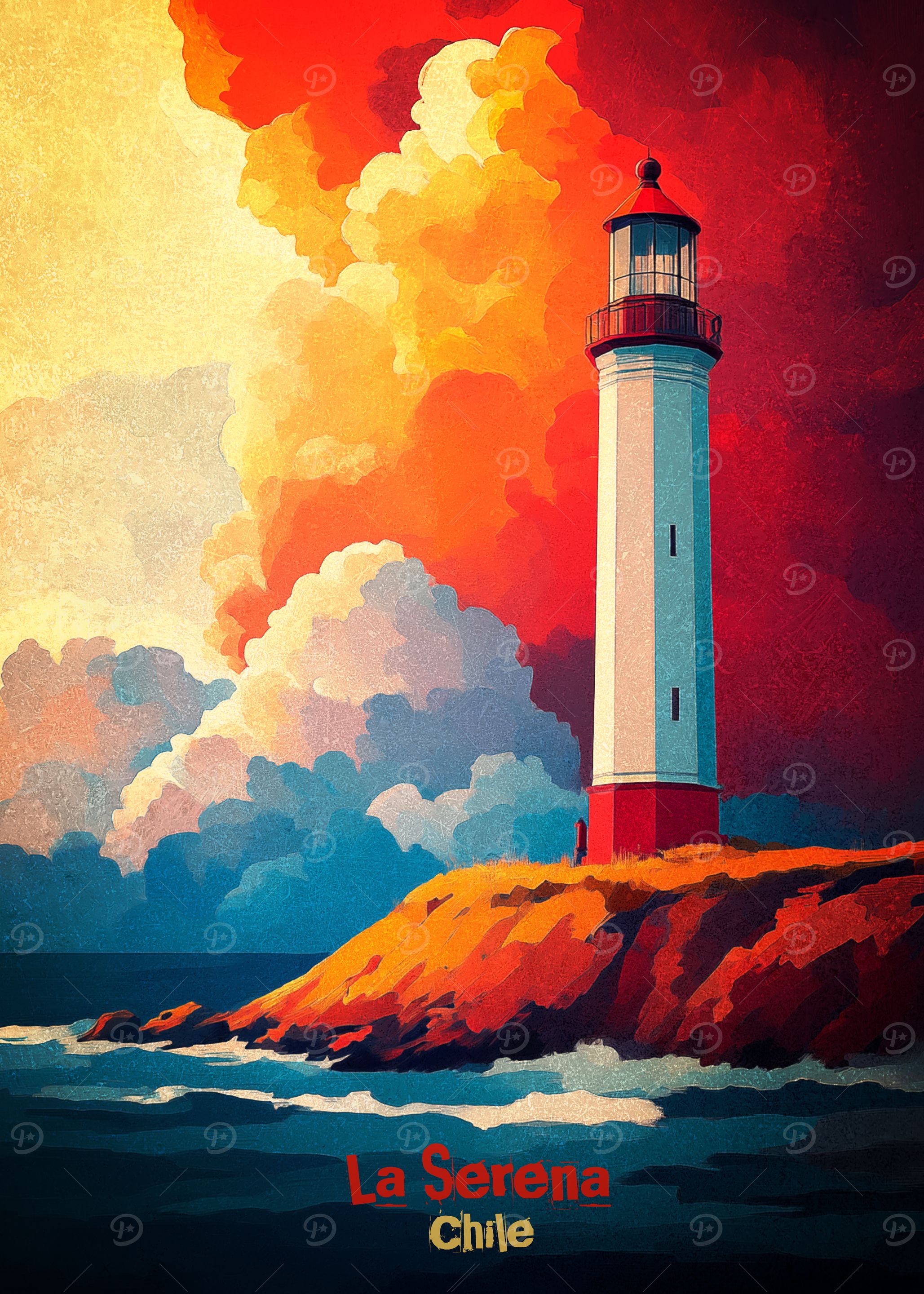 La Serena Art Poster