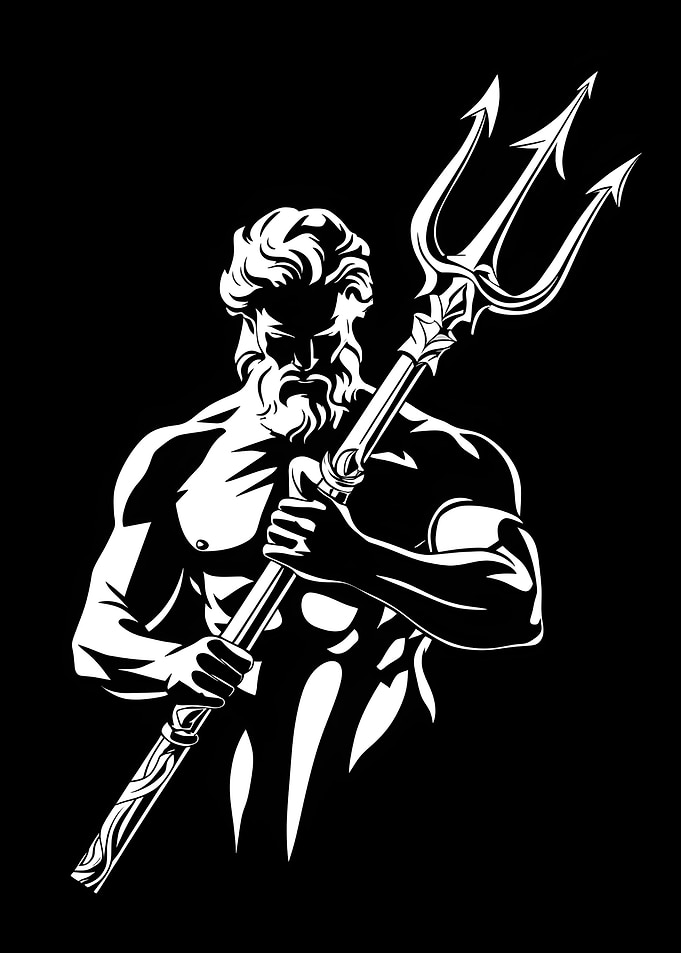 Poseidon with Trident
