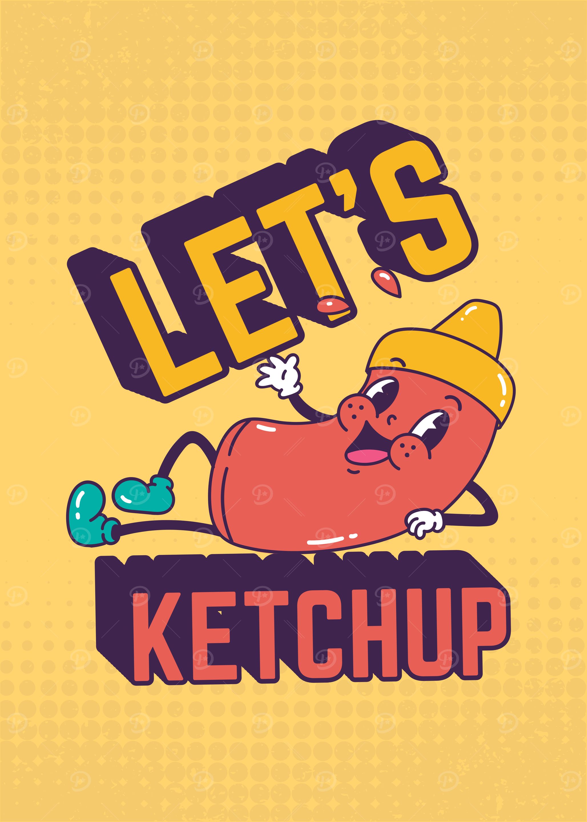 Let's Ketchup Cartoon