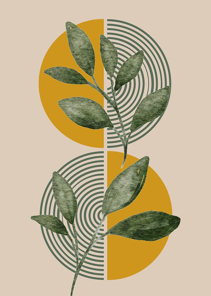 Abstract Botanical Art