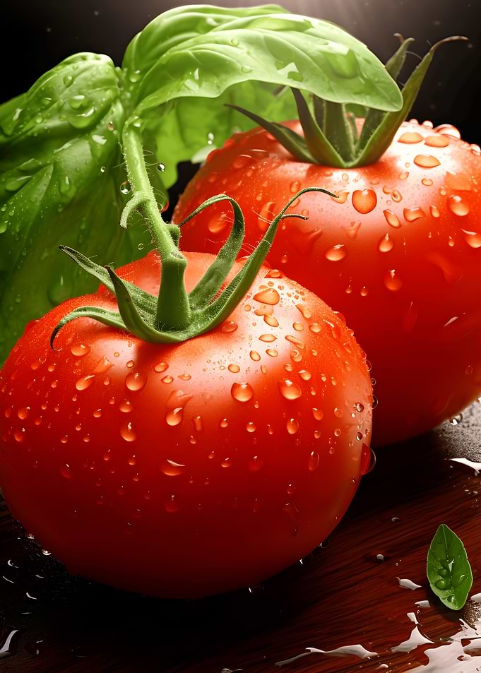 Fresh Tomatoes with Basil