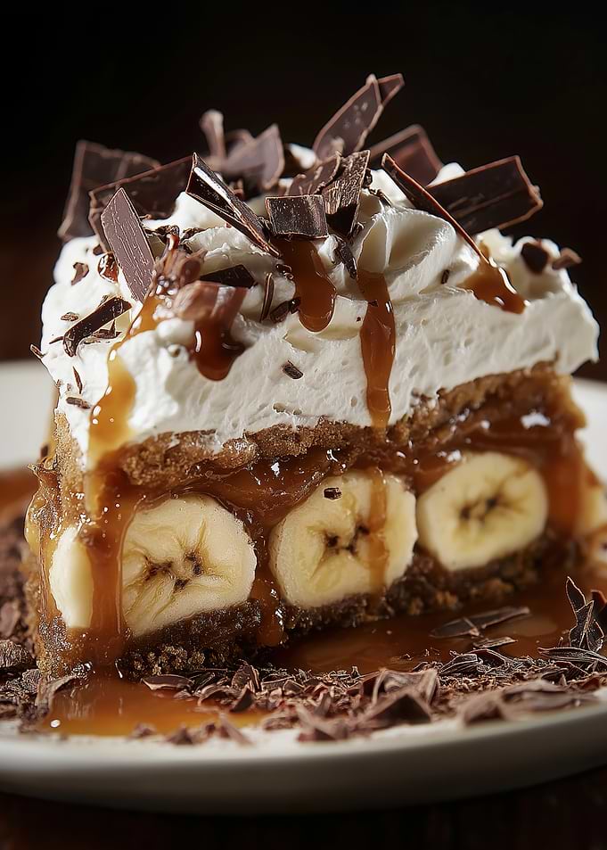 Banana Cream Pie with Chocolate