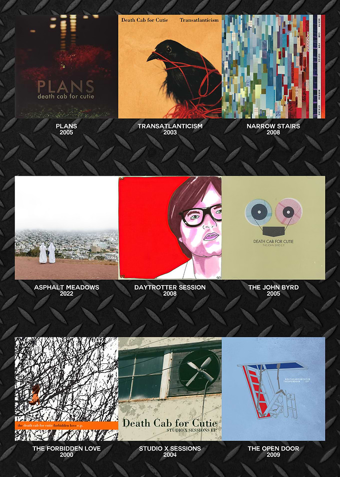 Death Cab for Cutie Collage
