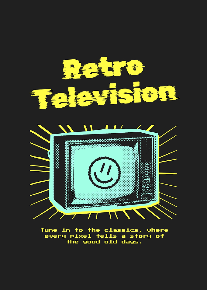 Retro TV Graphic