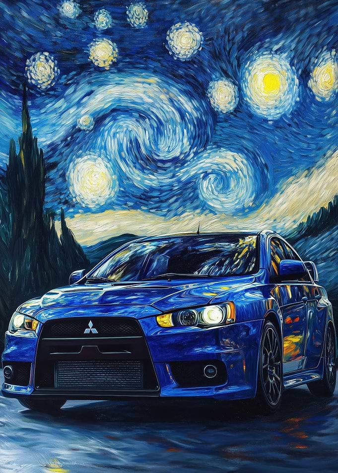 Starry Night Mitsubishi Evo