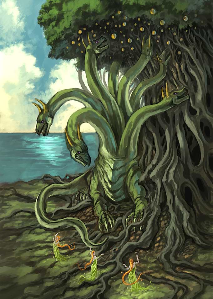 Ladon, the Guardian of Hesperides