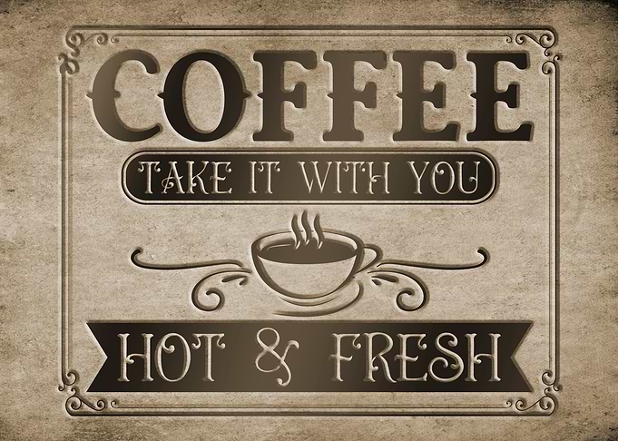 Coffee Vintage Sign