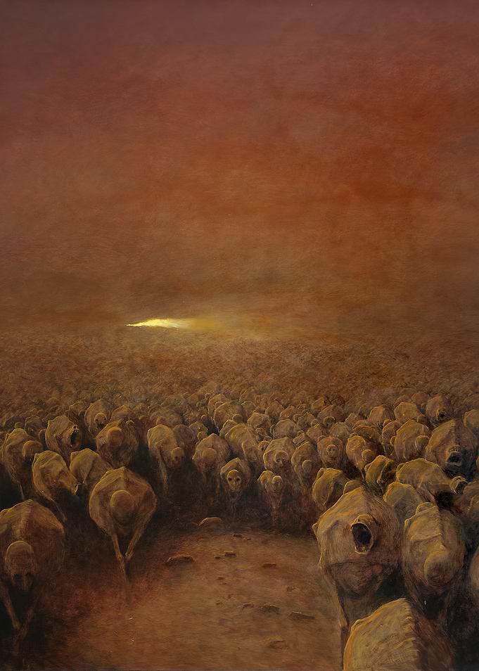 Hordes of Figures Zdzislaw Beksinsk