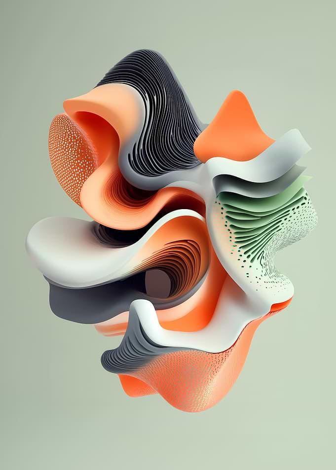 Abstract 3D Sculpture