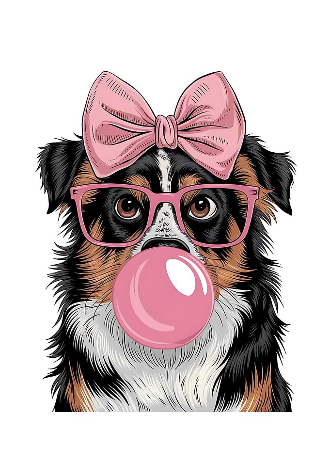 Funny Australian Shepherd