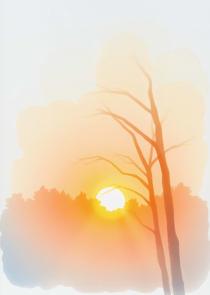 Serene Sunset Landscape