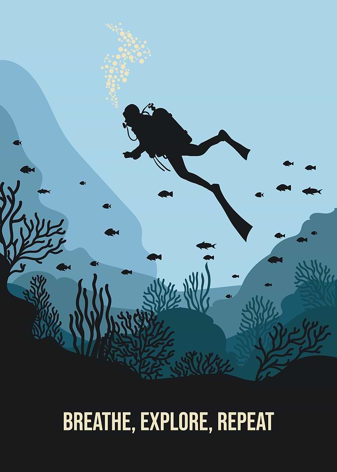 Scuba Diving Poster