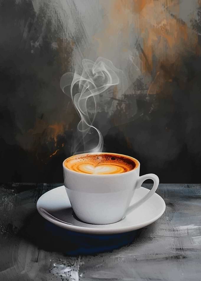 Steaming Cup of Coffee