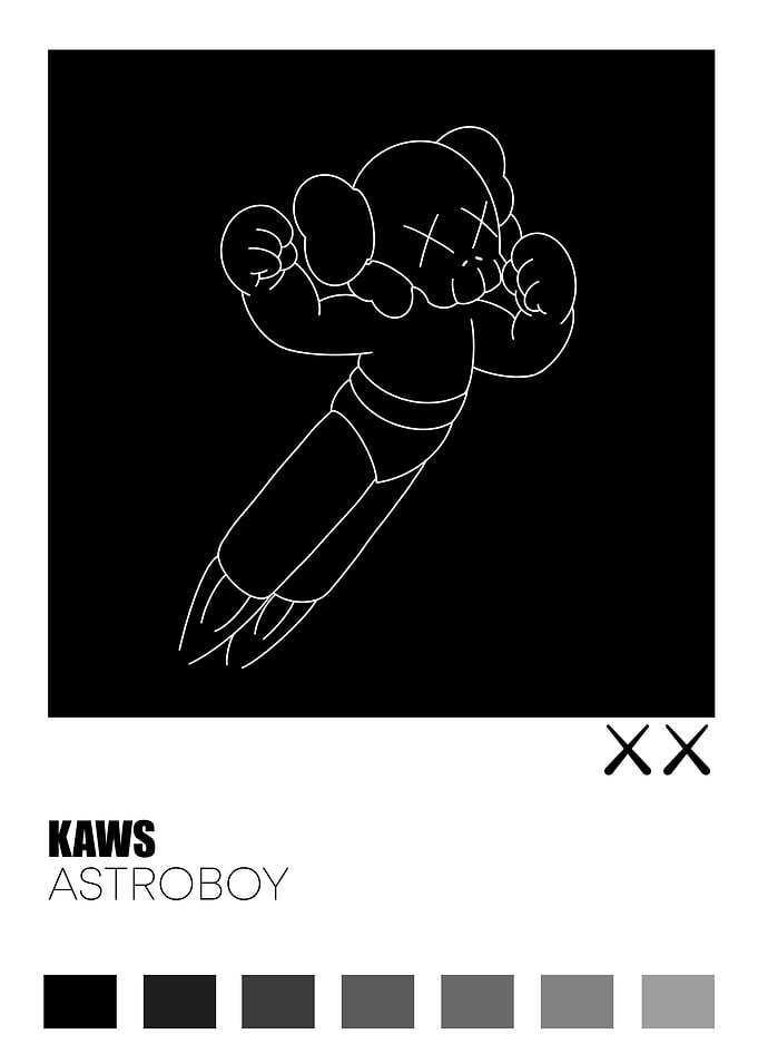 Kaws Astroboy Print