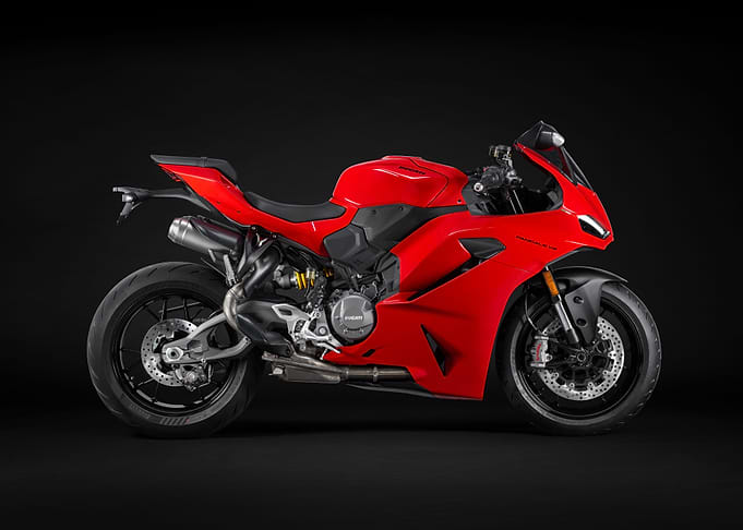 Red Ducati Motorcycle