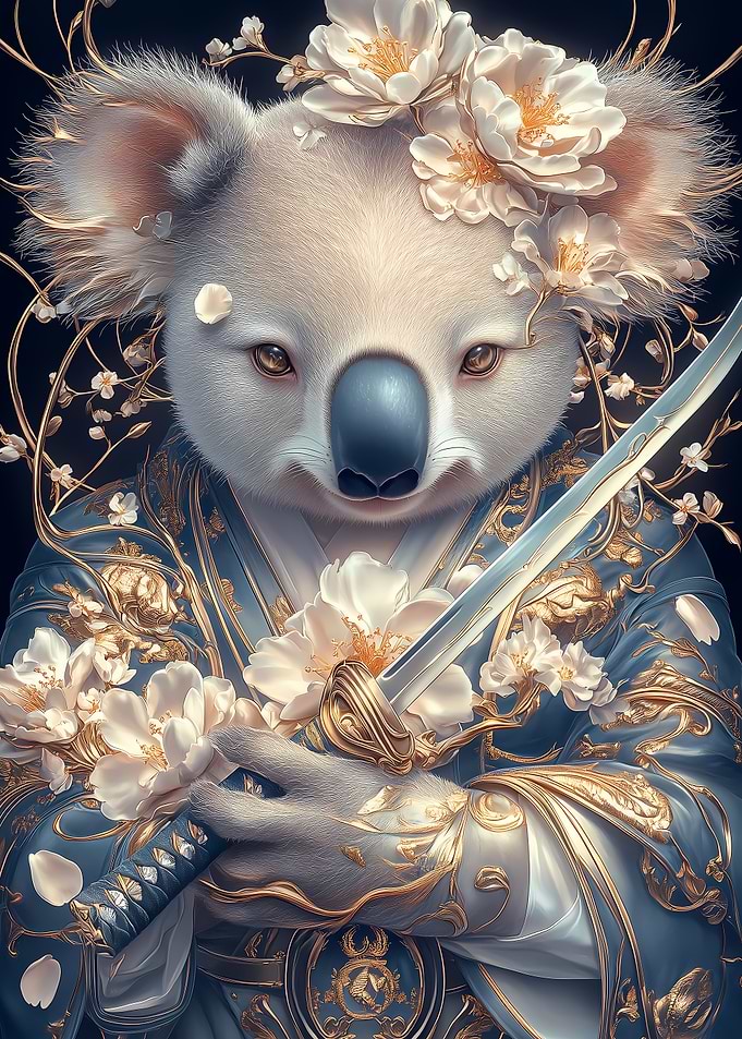 Koala Samurai Animal