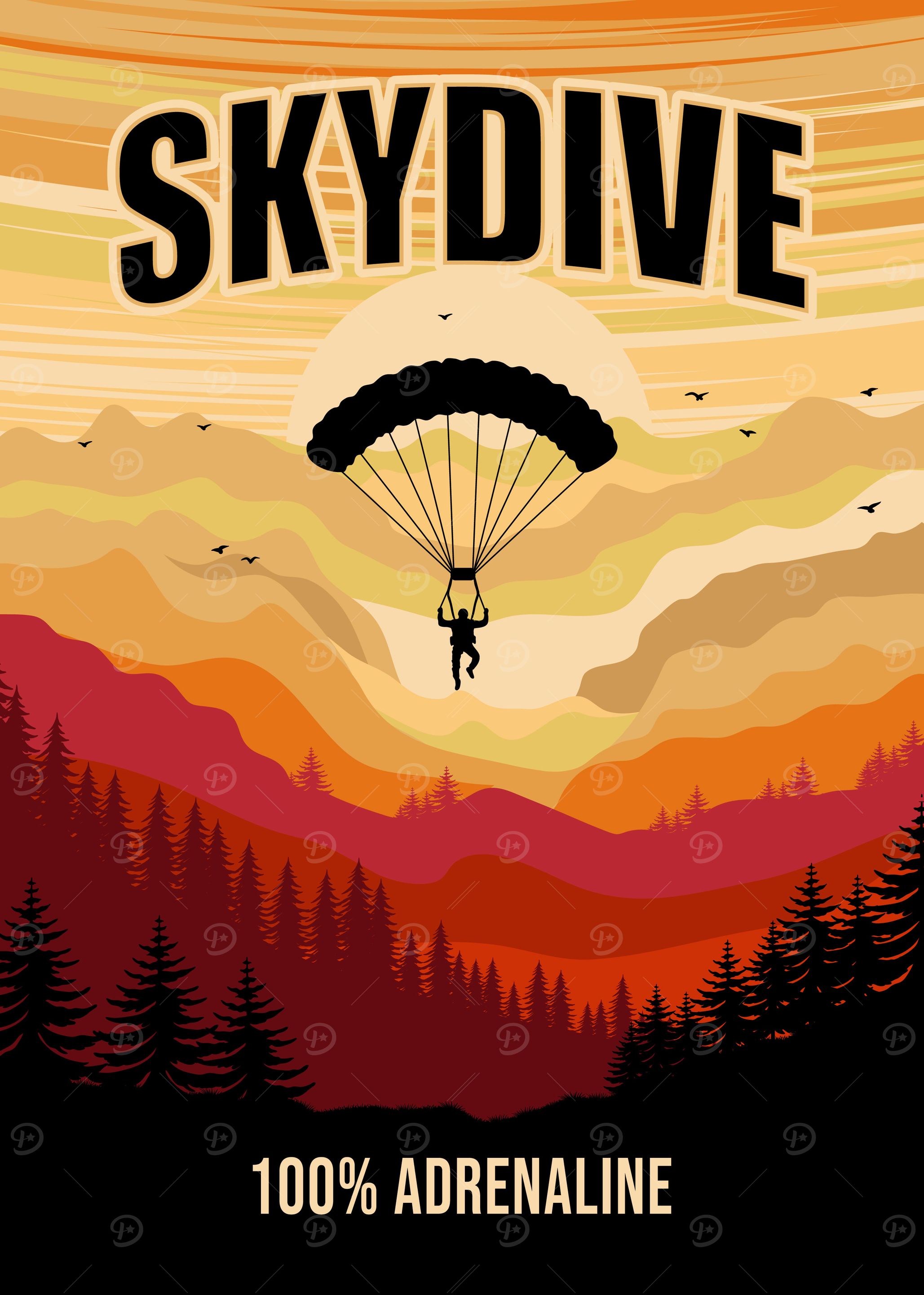 Skydiving Adventure, 100% Adrenaline