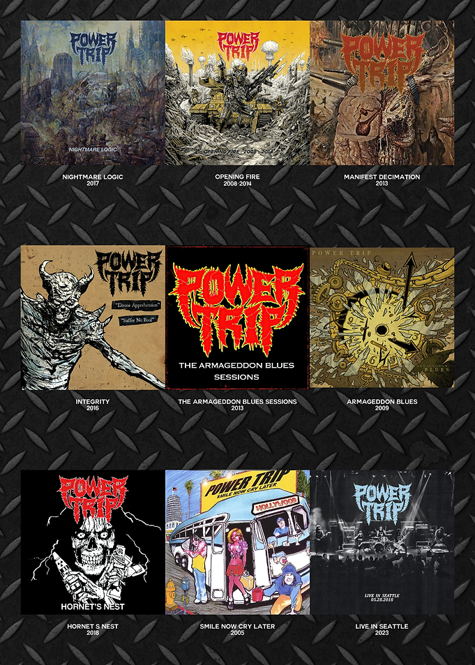 Power Trip Album Collage