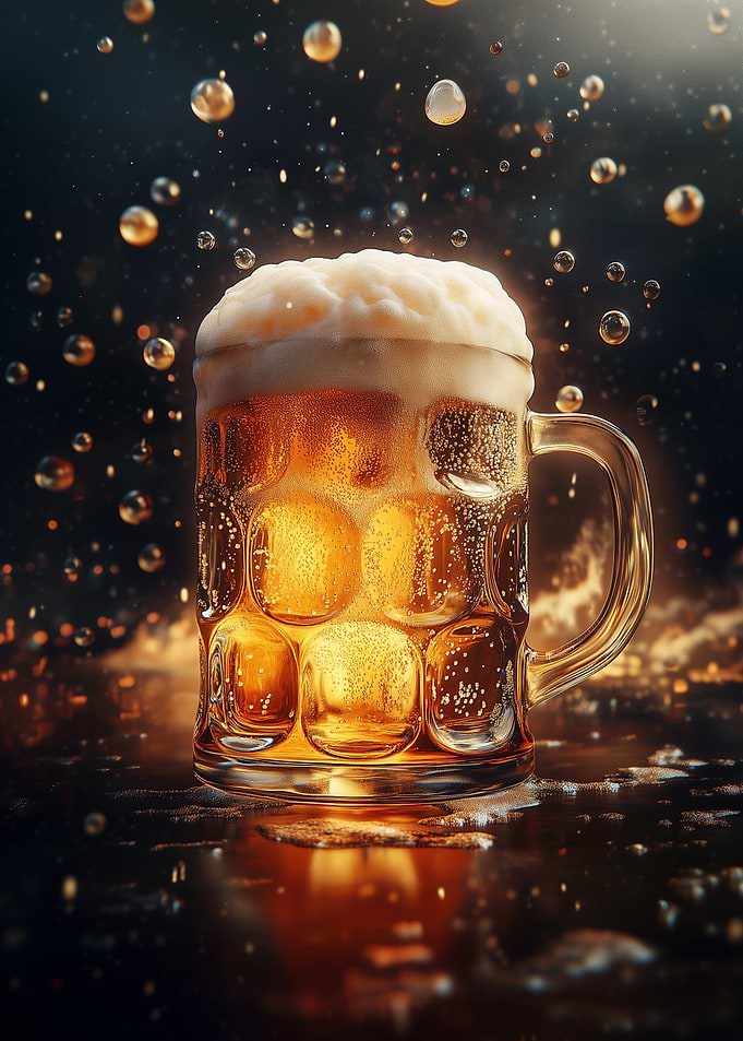 Frothy Beer Mug