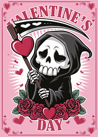 Grim Reaper Valentine's Day
