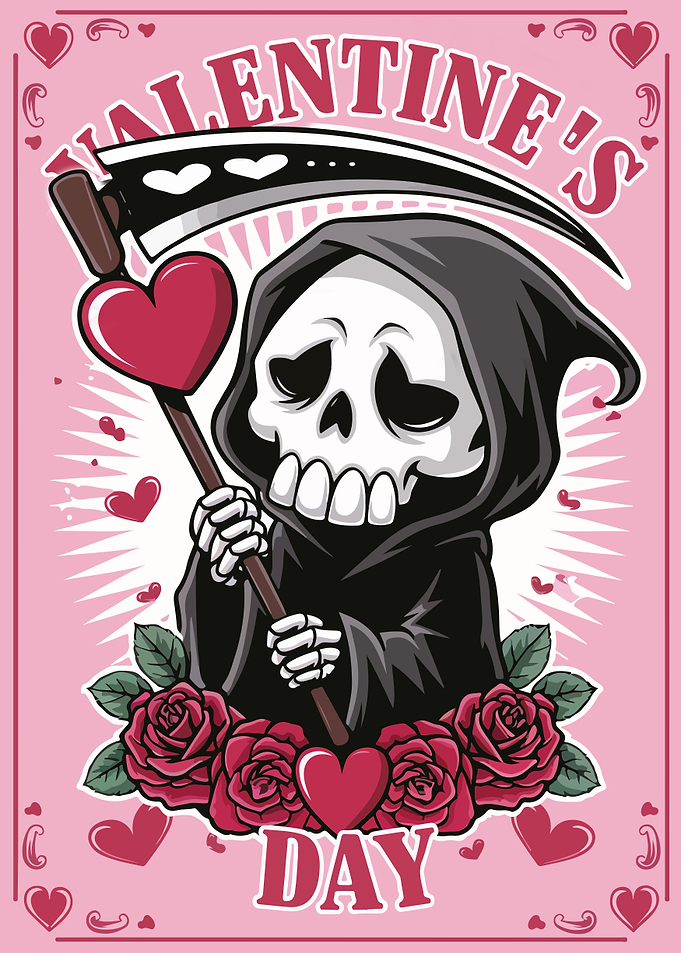 Grim Reaper Valentine's Day