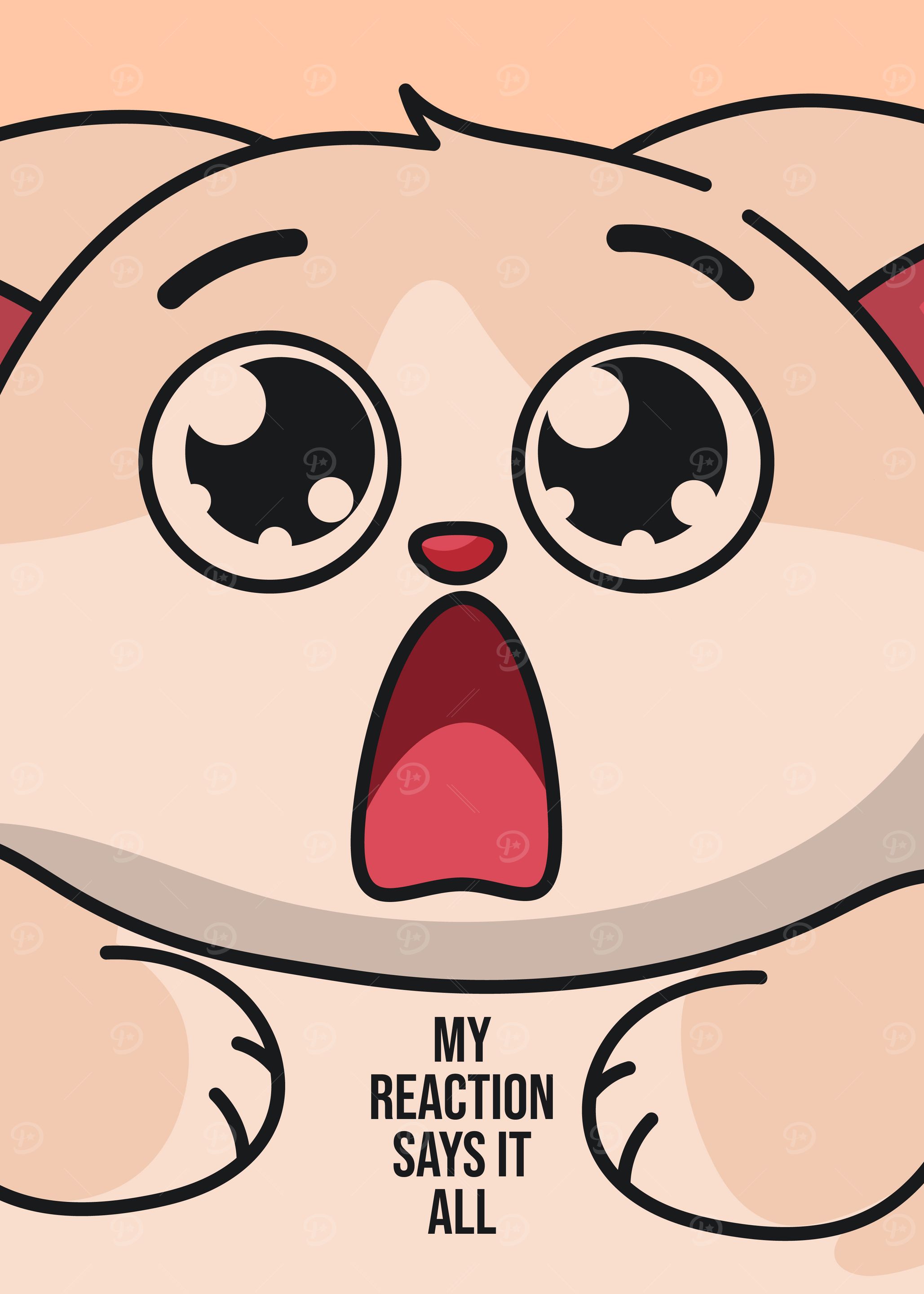 Shocked Cat Reaction