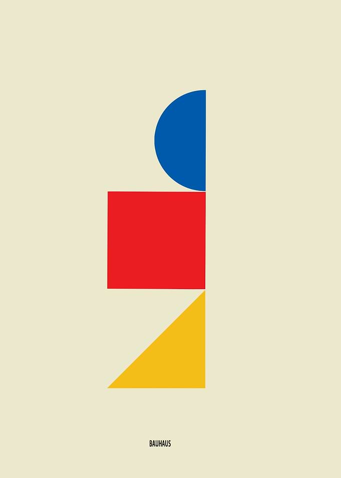 Bauhaus Geometric Abstract Art