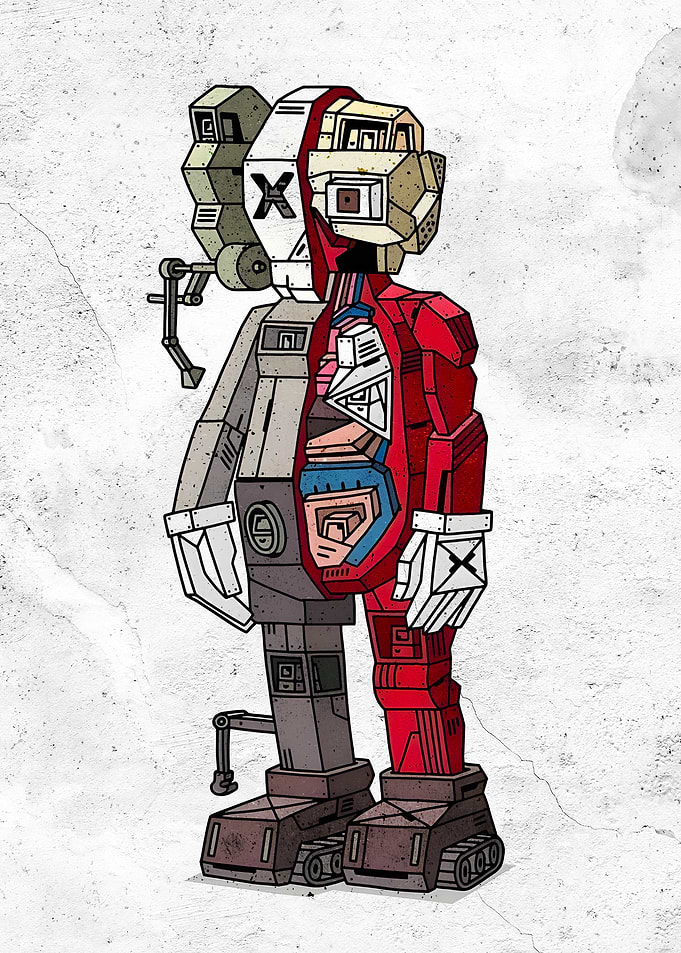 Kaws Companion Robot Anatomy