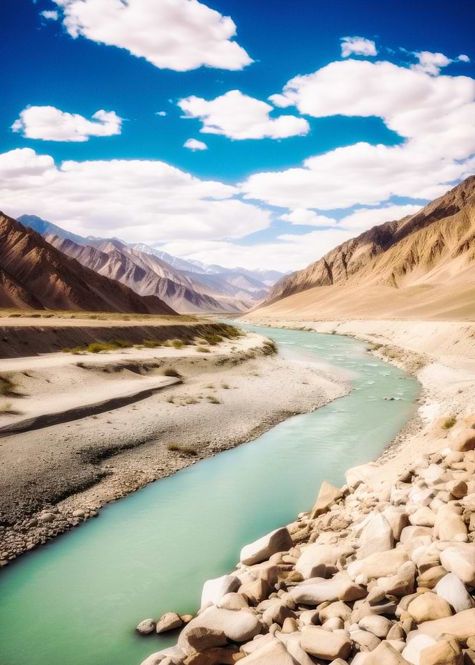 River in Mountain Valley