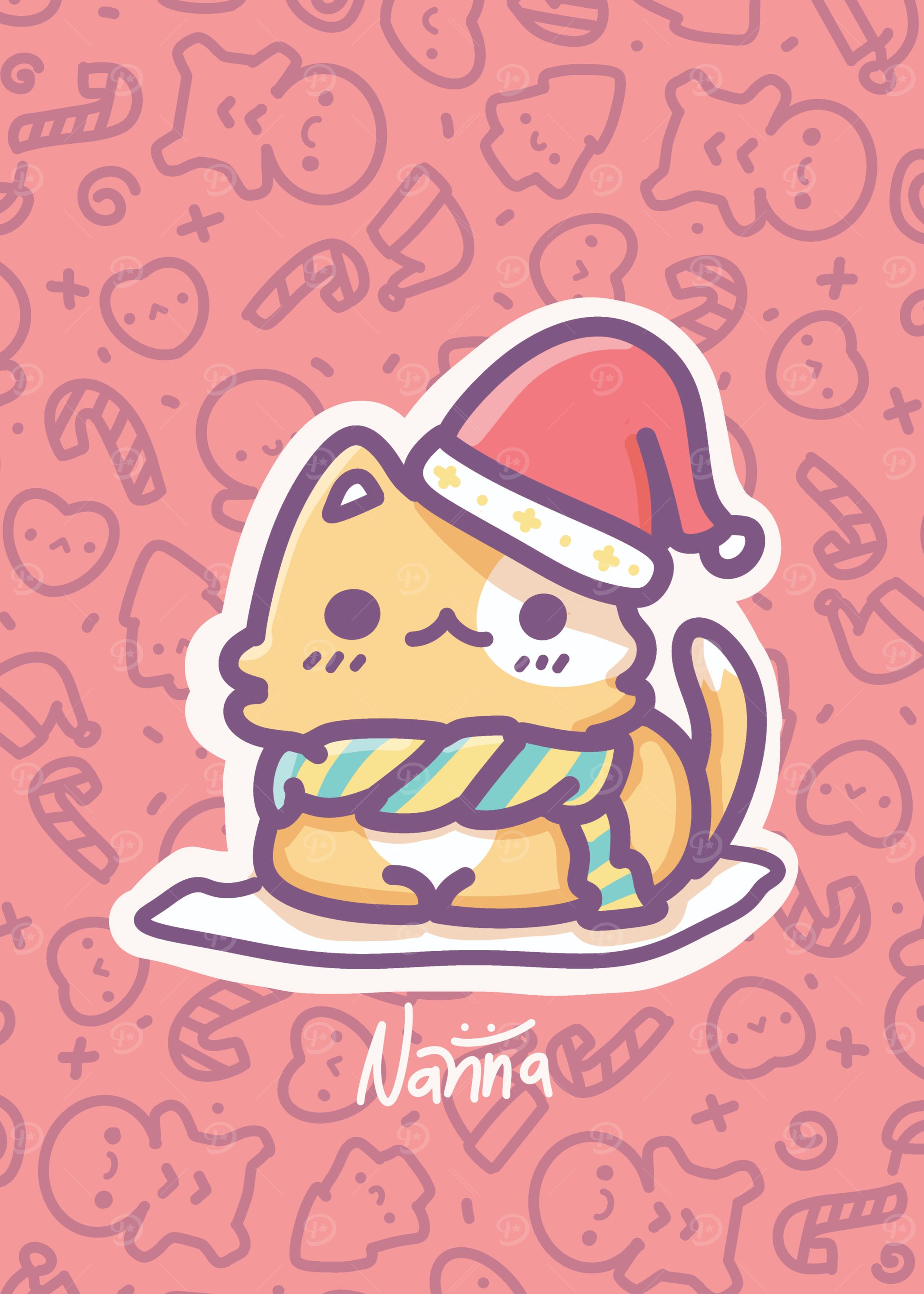 Cute Christmas Cat