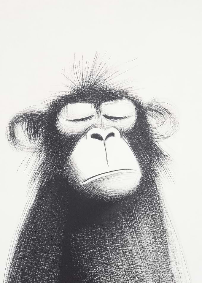 Chimpanzee Portrait