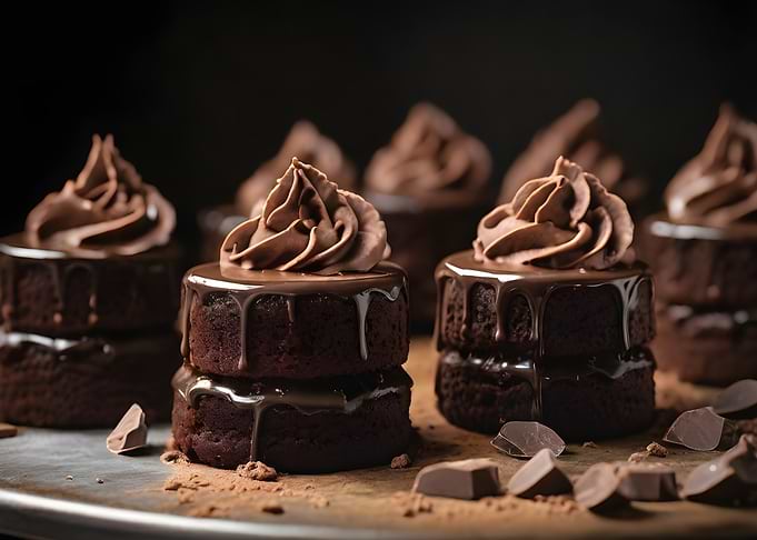 Chocolate Mini Cakes