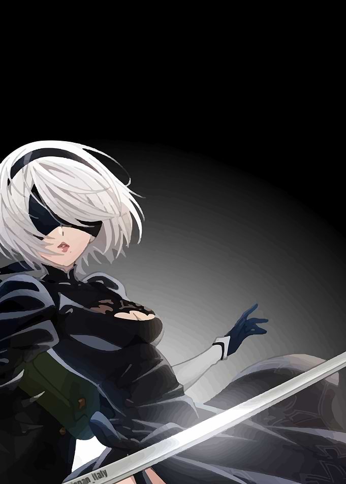 2B Anime Character