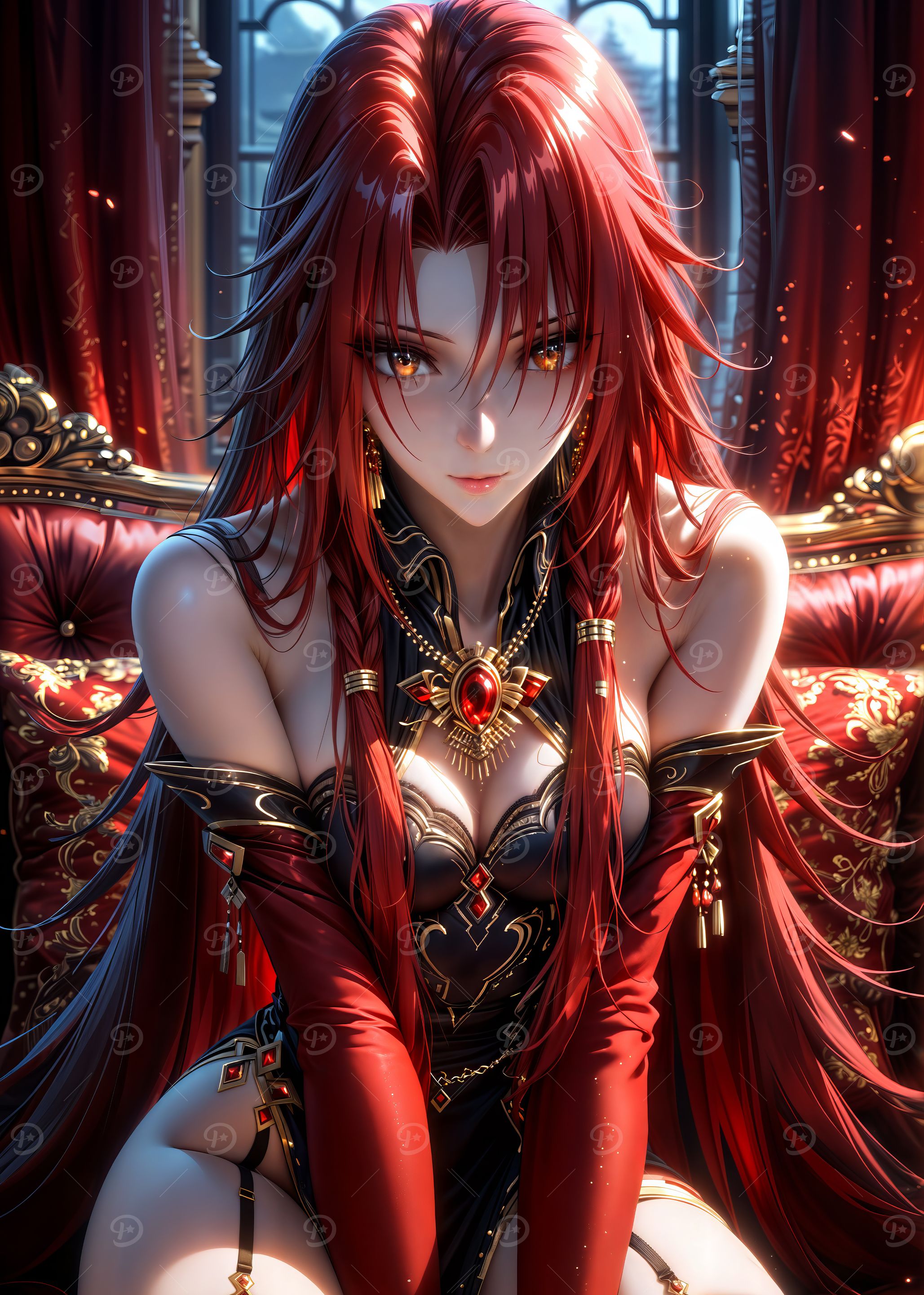 Red Hair Anime Girl