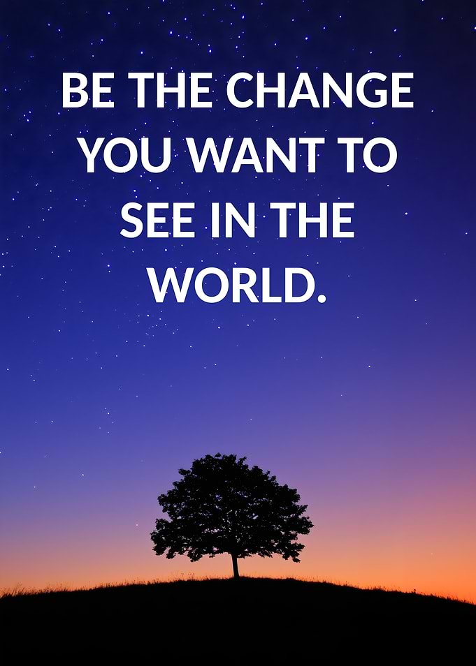 Inspirational Tree Silhouette