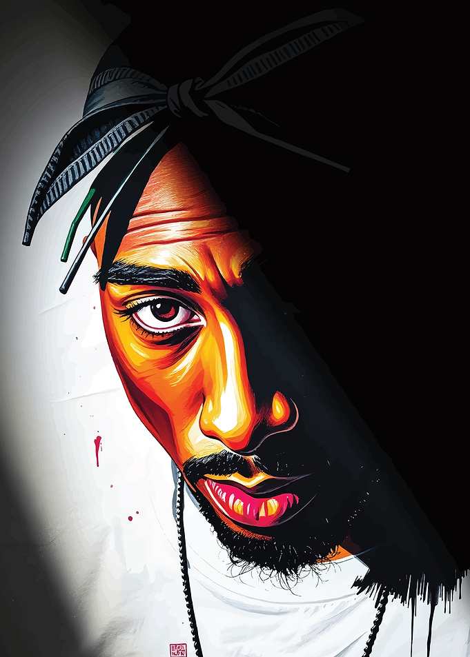 Tupac Shakur Portrait