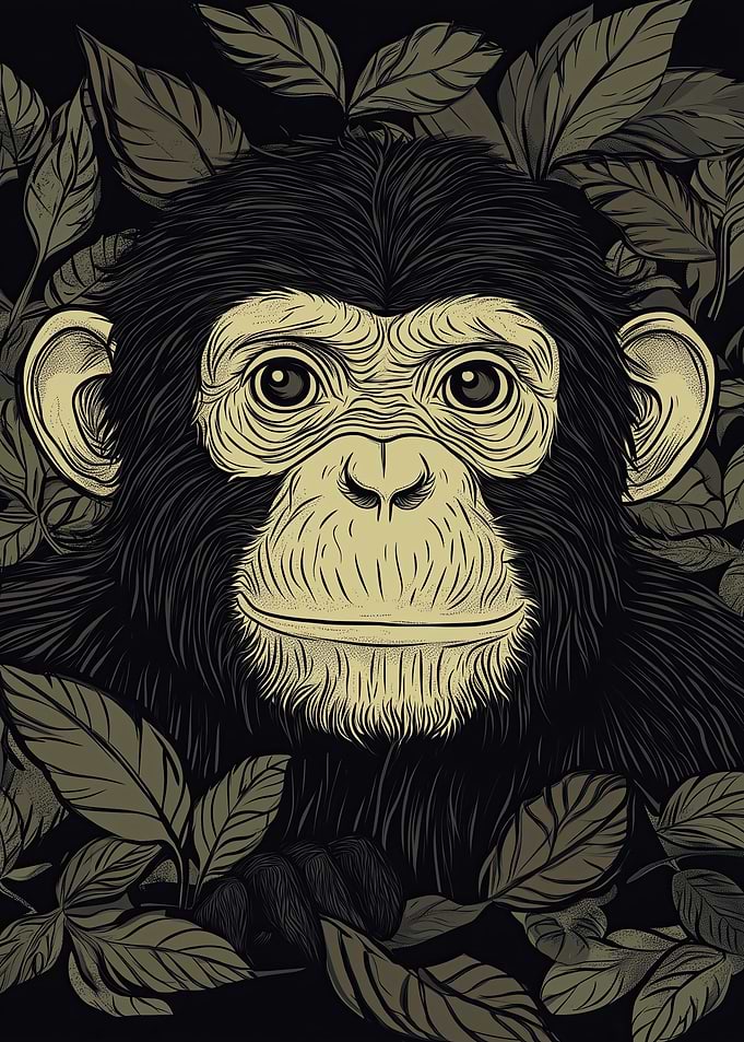 Chimpanzee Portrait