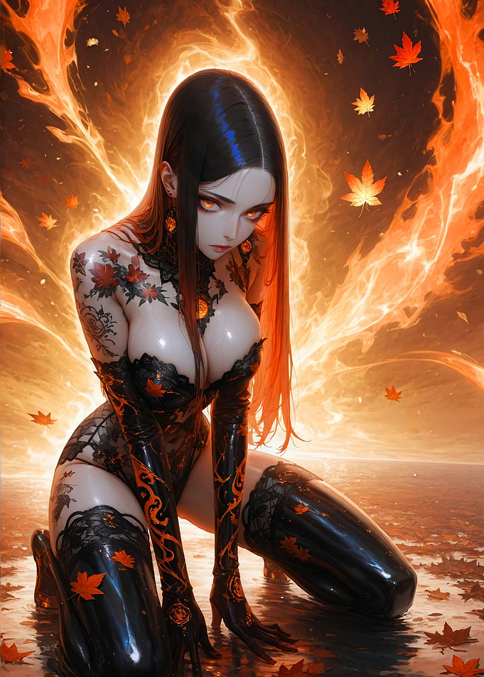 Anime Fire Girl