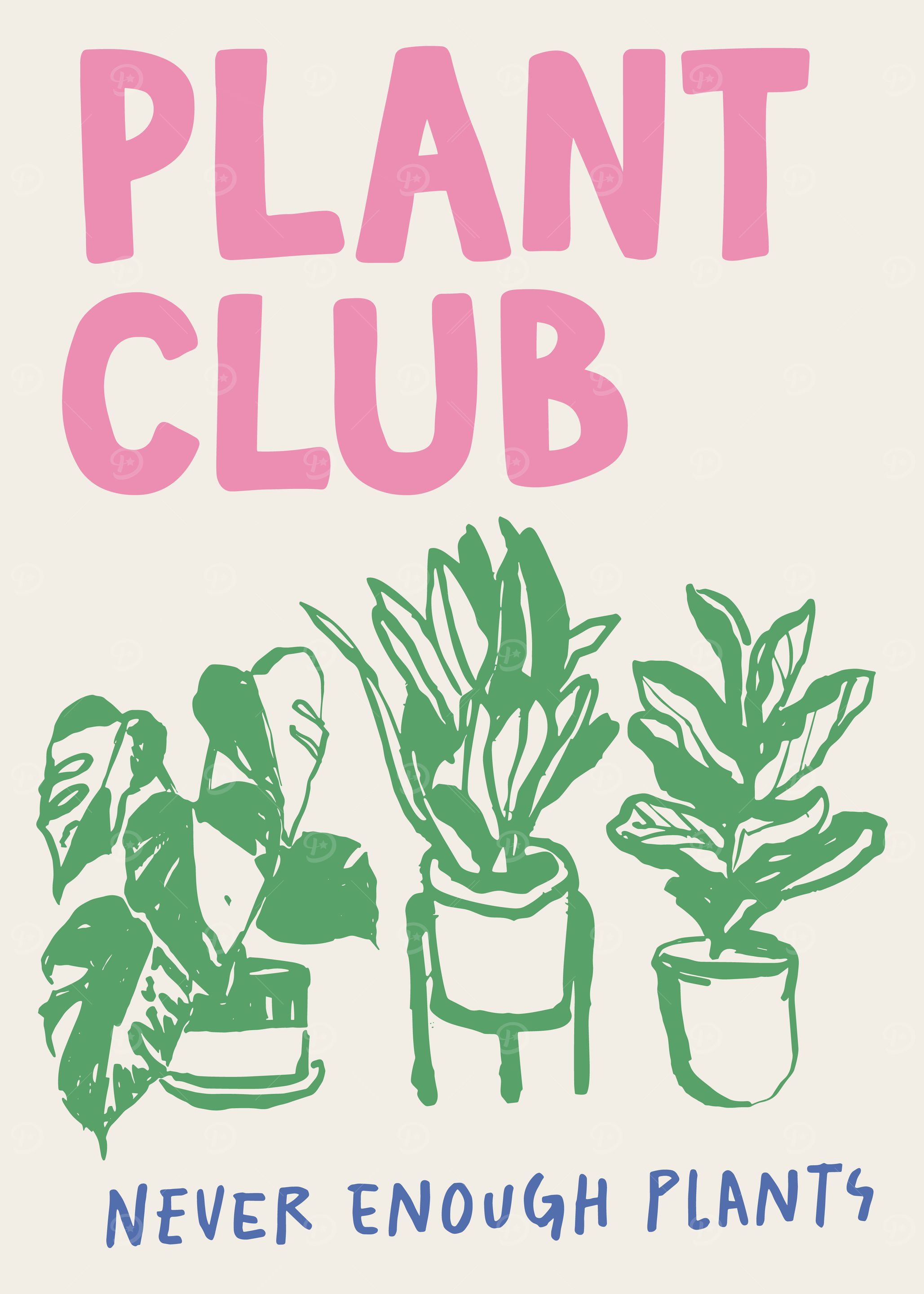 Plant Club Print