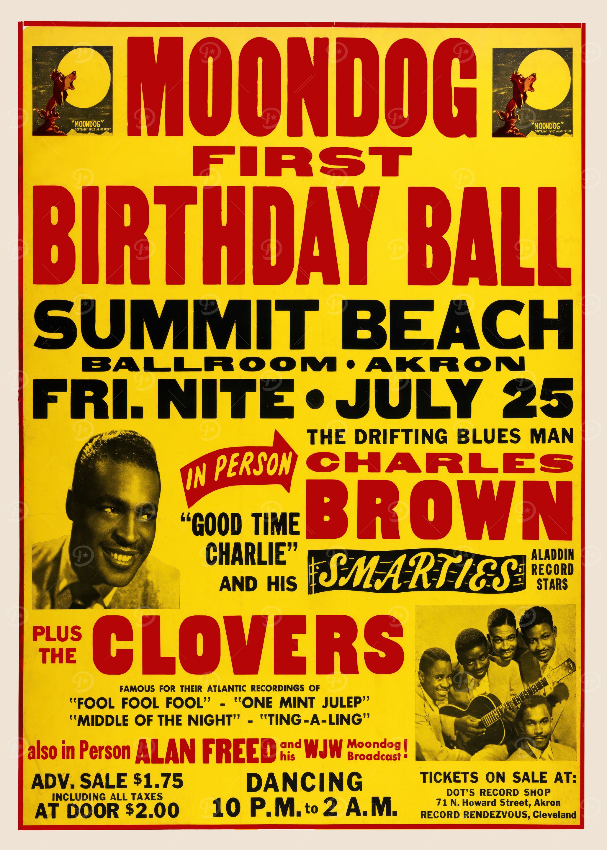 Moondog Birthday Ball Poster