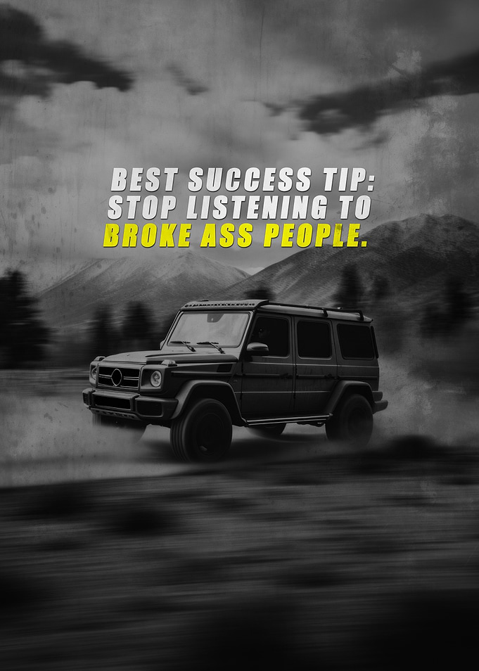 Success Tip: Black SUV