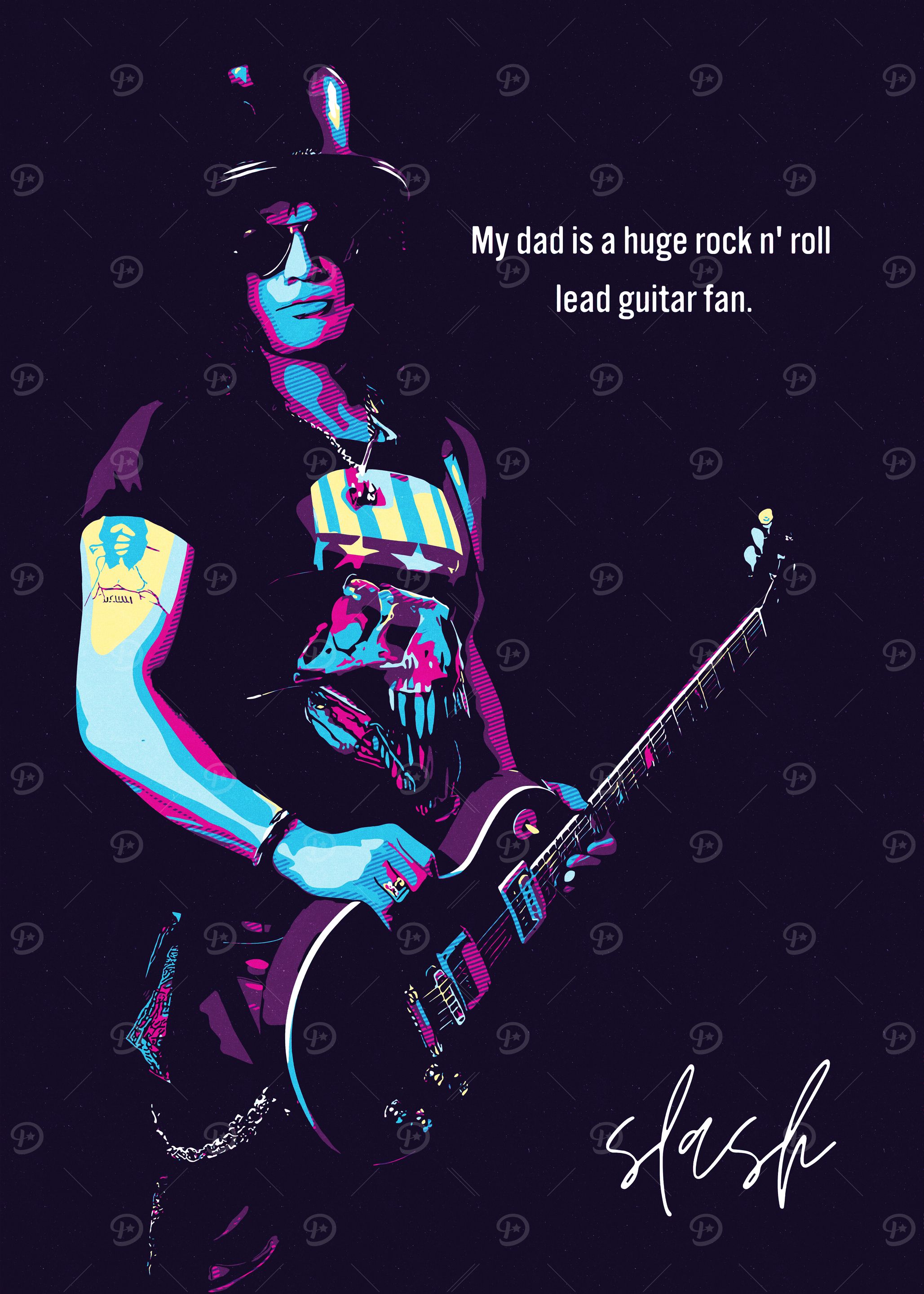 Slash retro art