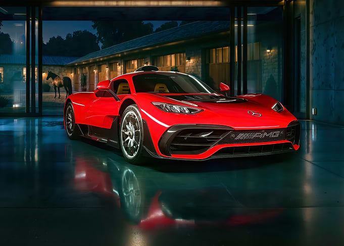 Red Mercedes-AMG One