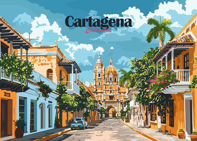 Cartagena Street Scene