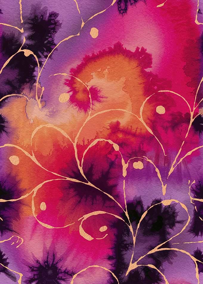 Abstract Watercolor Floral