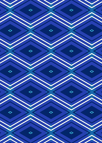 Blue Diamond Pattern